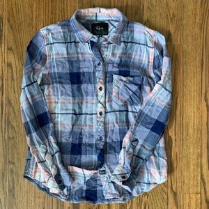 RAILS X-small plaid flannel button down